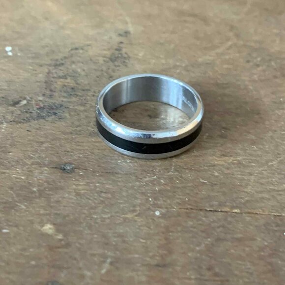 Stainless Steel Ring | Size 7/8 | Good Condition But Used - Picture 1 of 2